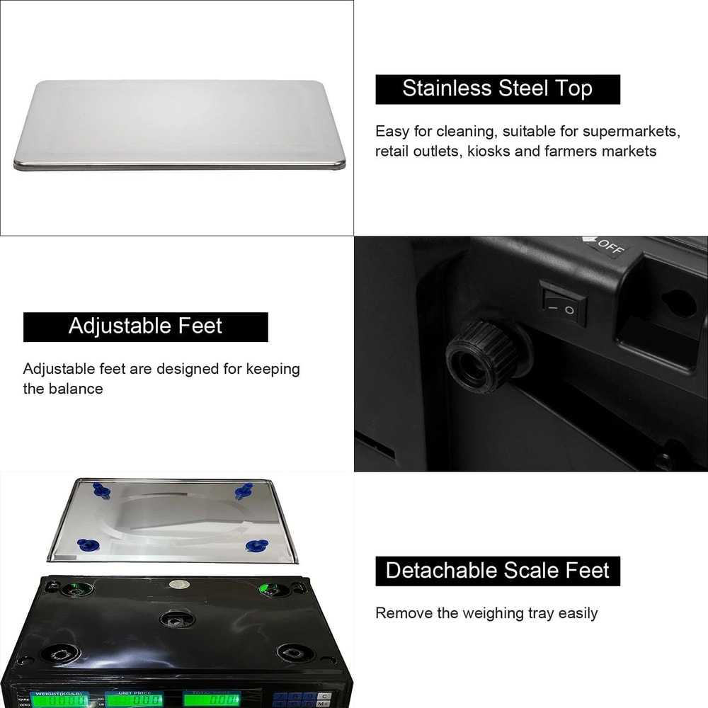 Price Computing Food New Digital Weight Scale For Meat Produce Deli Market 5