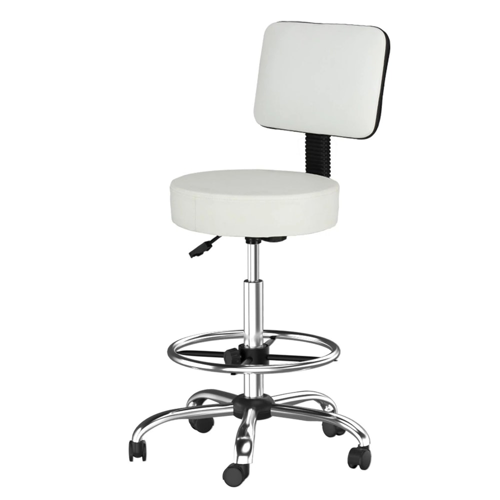 Adjustable Rolling Garage Stool Office Stool For Work Shop Mechanic Work Seat For Garage Comfortabl 6