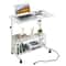 Hospital Bed Table With Holder Adjustable Overbed Rolling Laptop Desk Stand Ideal For Home Medica 9