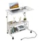 Hospital Bed Table With Holder Adjustable Overbed Rolling Laptop Desk Stand Ideal For Home Medica 9