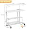 Hospital Bed Table With Holder Adjustable Overbed Rolling Laptop Desk Stand Ideal For Home Medica 3