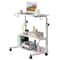 Hospital Bed Table With Holder Adjustable Overbed Rolling Laptop Desk Stand Ideal For Home Medica 5