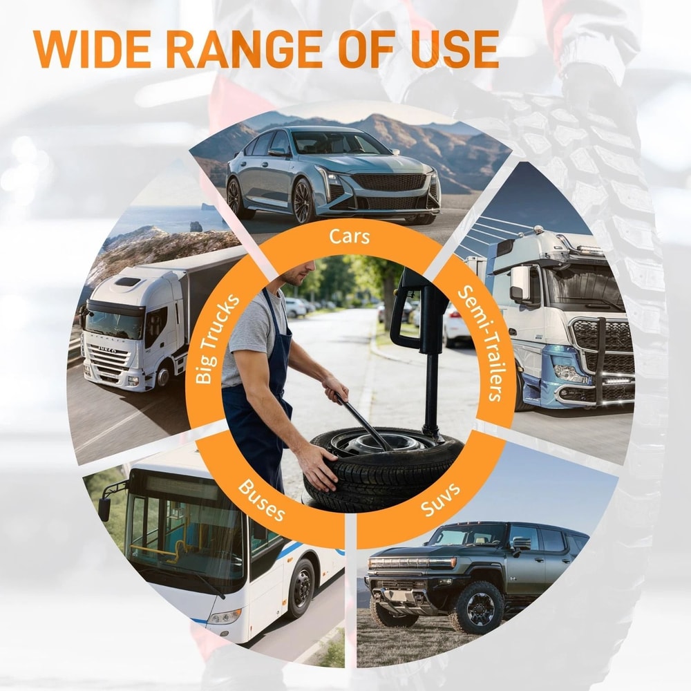 2 Tire Mount And Demount Iron Spoons Heavy Duty Tire Changing Tools For Trucks Buses And Commercial 2