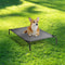 Raised Pet Cot For Indoor Outdoor Use Dog Bed Elevated Durable Steel Frame Comfortable And Support 0