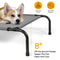 Raised Pet Cot For Indoor Outdoor Use Dog Bed Elevated Durable Steel Frame Comfortable And Support 5