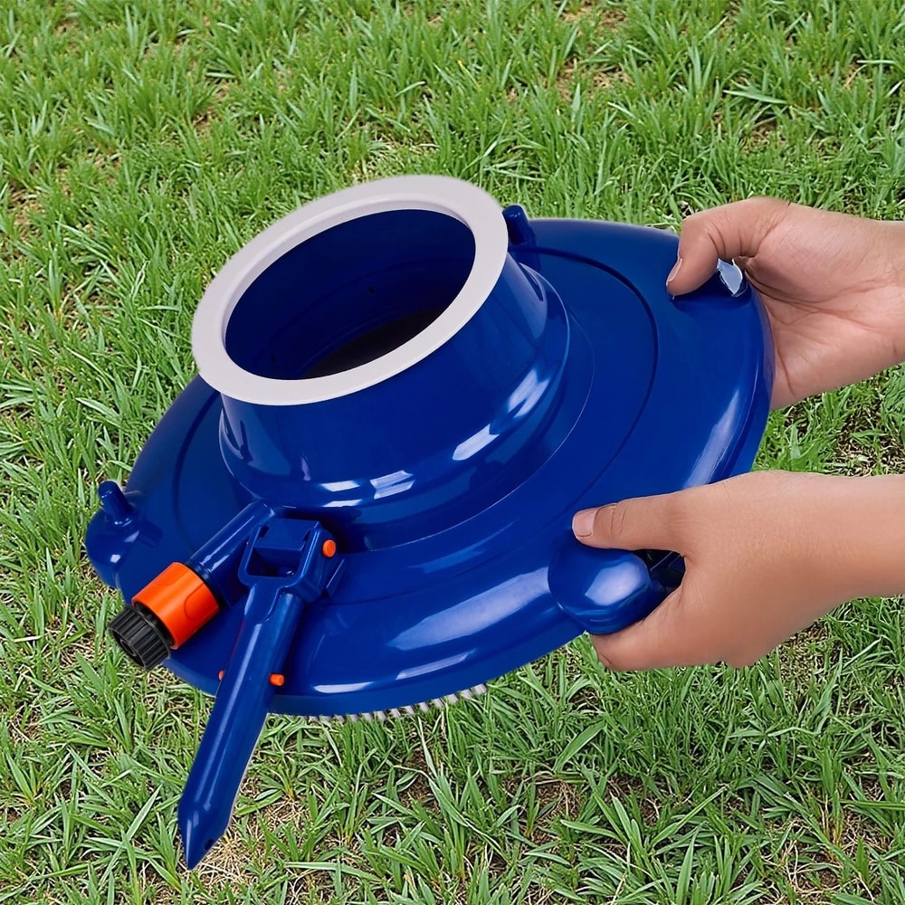 Portable Handheld Vacuum Swimming Pool Cleaner Inground Round Shape For Outdoor Pools Effortless Cl 8