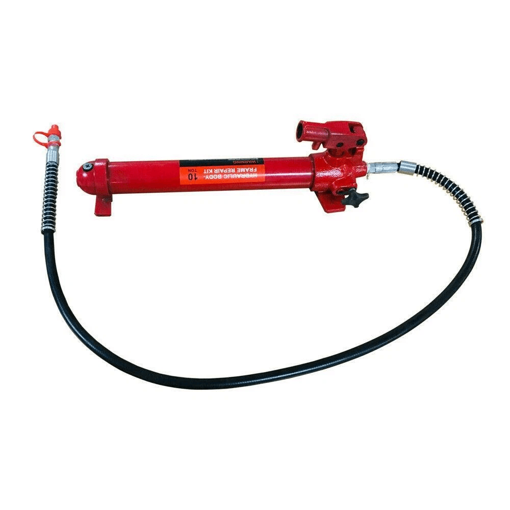 10 Ton Red Hydraulic Hand Pump Porta Power PSI HighPressure Pump 3