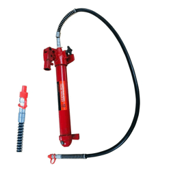 10 ton red hydraulic hand pump, porta power psi, high-pressure pump