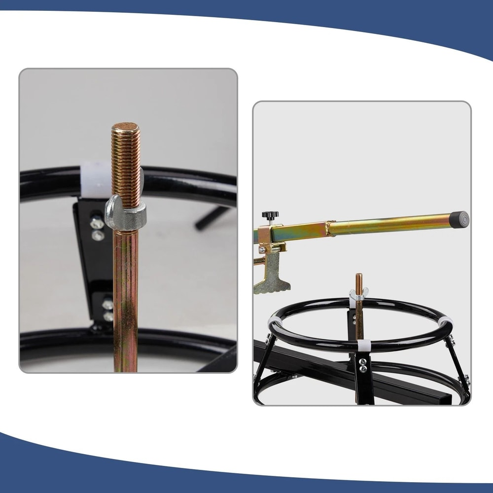 Motorcycle Tire Changing Stand With Bead Breaker Portable HeavyDuty Efficient 6