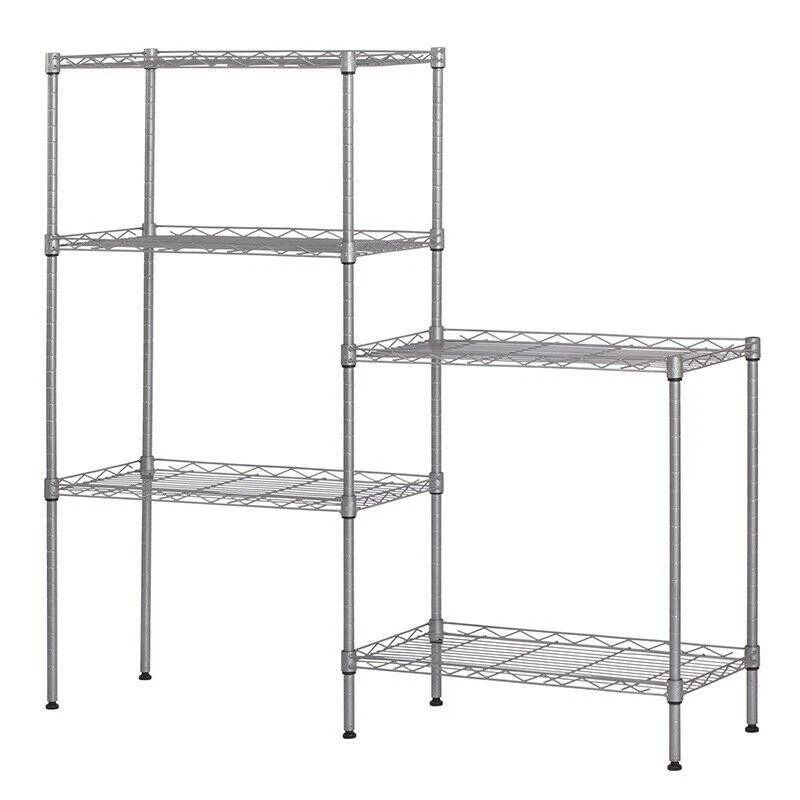Adjustable 5 Tier Wire Shelving Rack Storage Unit For Easy Home Organization 6
