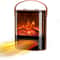 Electric Fireplace With Realistic 3D Flame Portable Space Heater For Indoor Use Cozy Warmth For Any 0