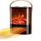 Electric Fireplace With Realistic 3D Flame Portable Space Heater For Indoor Use Cozy Warmth For Any 0