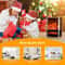 Electric Fireplace With Realistic 3D Flame Portable Space Heater For Indoor Use Cozy Warmth For Any 2