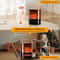 Electric Fireplace With Realistic 3D Flame Portable Space Heater For Indoor Use Cozy Warmth For Any 5