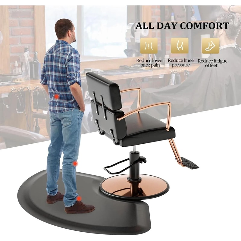 Salon AntiFatigue Floor Chair Mat For Hair Stylist Barber Shop Professional Comfort 1