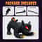 Animated Black Cat Halloween Inflatable Shakable Head Outdoor Decoration For Spooky Displays 6