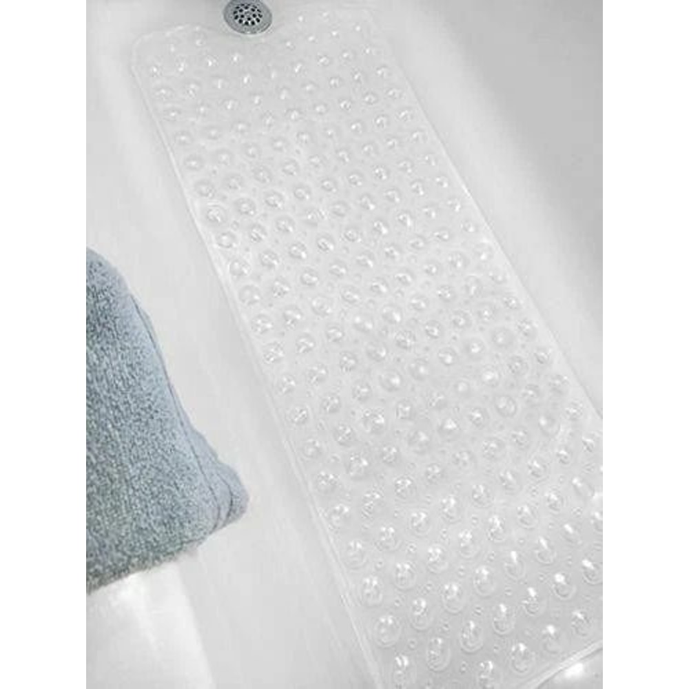 Long Extra Clear Bathtub Bath Mat Non Slip Safe Anti Skid Shower Protection For Safe Comfortable Ba 5