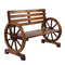 Rustic Loveseat Outdoor Wooden Garden Bench Wagon Patio Furniture For Stylish Outdoor Spaces 10