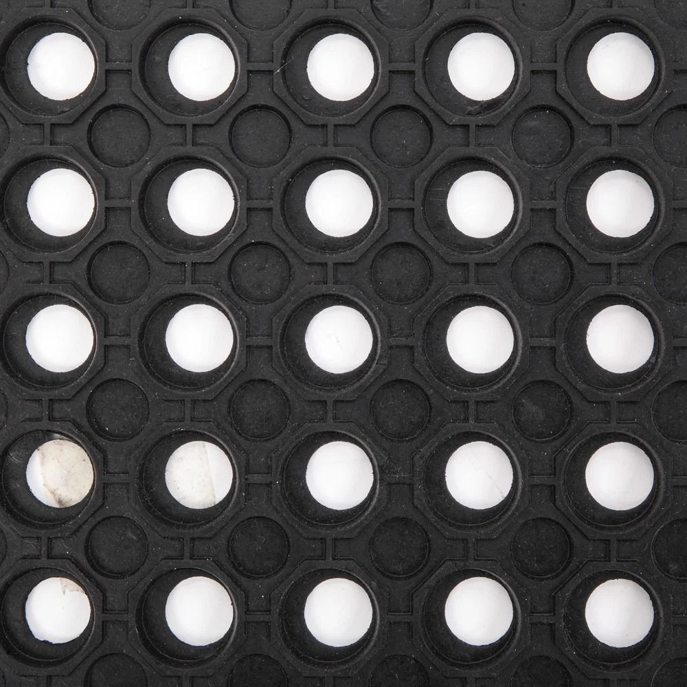 NonSlip Restaurant Kitchen Floor Mats Durable Drainage Rubber Mats In Black For Commercial Use 2