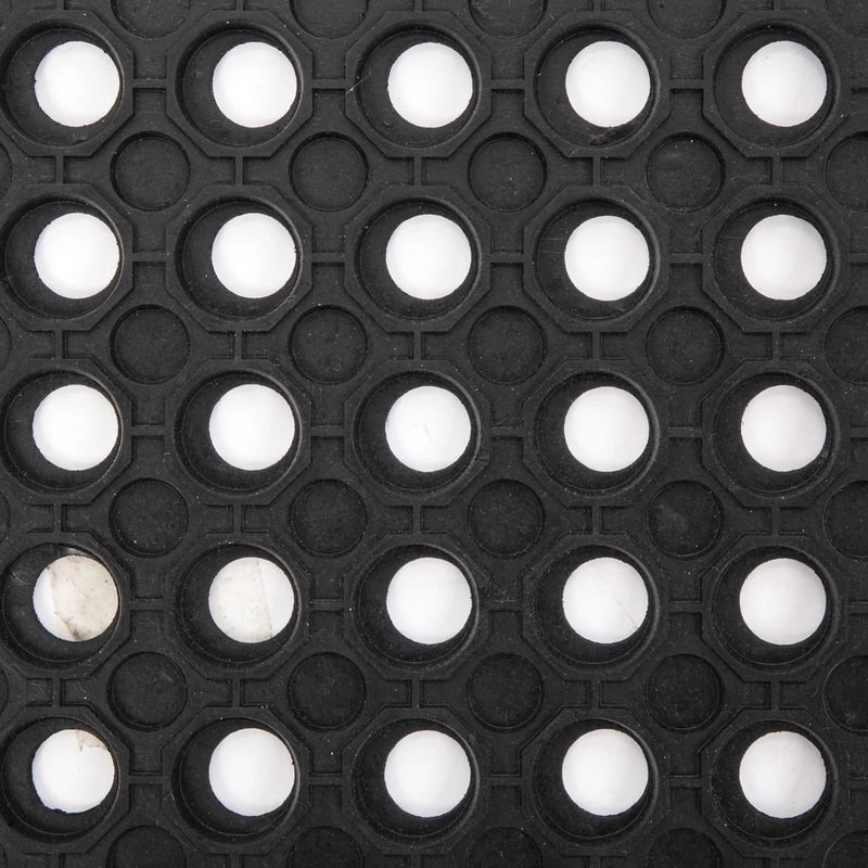 NonSlip Restaurant Kitchen Floor Mats Durable Drainage Rubber Mats In Black For Commercial Use 2