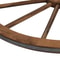Vintage Wooden Wagon Wheel Wall Decoration Garden Yard Accent 2