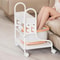 Nail Foot Spa Cart Adjustable Height Trolley With PU Pad Locking Casters For Comfort And Durabilit 0