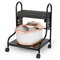 Nail Foot Spa Cart Adjustable Height Trolley With PU Pad Locking Casters For Comfort And Durabilit 11