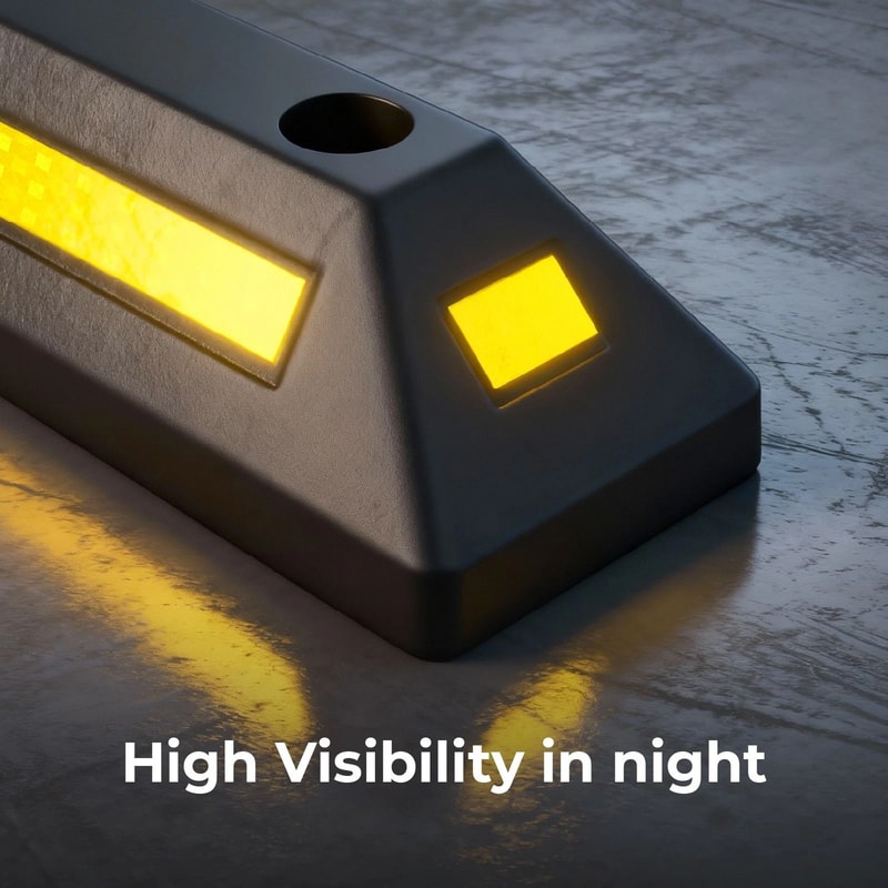 Parking Stopper For Garage Garage Parking Aid For Cars Trucks Curb Protection 4