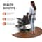 AntiSlip PU Salon Mat Waterproof Barber Chair Floor Mat Heavy Duty Salon Protection NonSlip Floorin 3