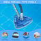 Triangle Swimming Pool Vacuum Head Clear View Transparent With Pool Connection 4