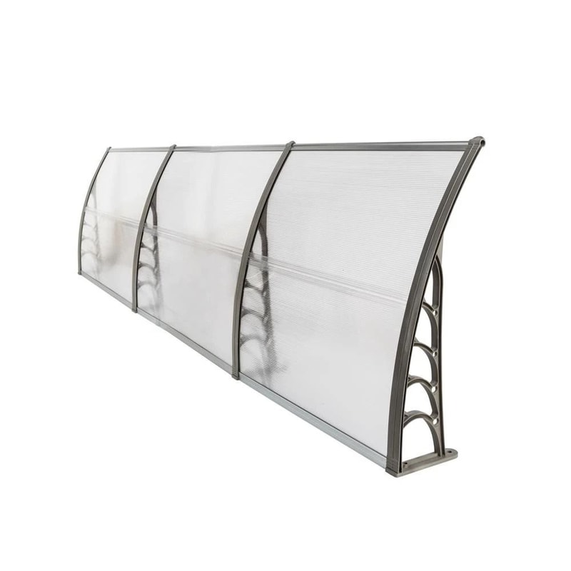 Outdoor Window Awning Front Door Rain And Snow Canopy Sunshade For All Seasons 4