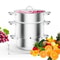 Steam Juice Extractor Universal Stainless Steel Quart For All Stovetops New 3