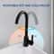 Plastic WallMounted Utility Sink With HotCold Faucet Save Space WhiteBlack 2