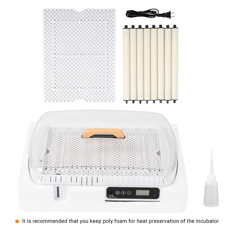 Eggs Incubator Durable Bird Auto Turning Chicken Poultry Ducks Pet Supplies 12