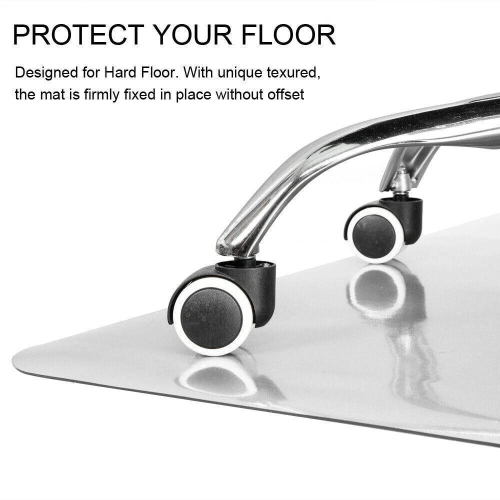 PVC Chair Mat For Home Office Hard Carpet Cushion Computer Desk Protection 3