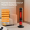 Electric Space Tower Heater WRemote TipOver Protection Overheating Safety Feature 7