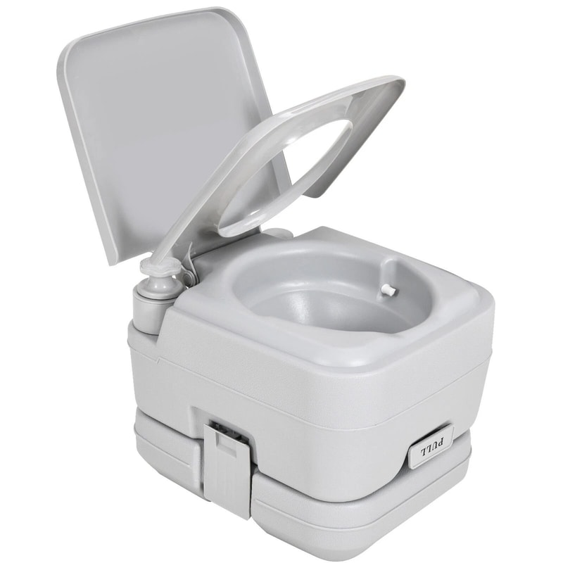 Gallon Portable Toilet 10L Flush Travel Potty For Camping SUV Car 0