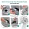 Gallon Portable Toilet 10L Flush Travel Potty For Camping SUV Car 8