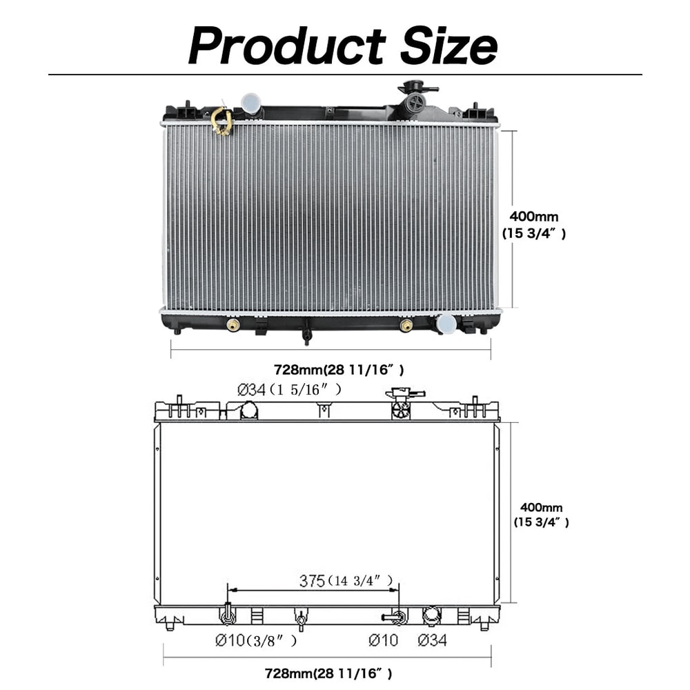 Toyota Camry Radiator Premium Cooling System For Efficient Performance 3