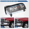 Dodge Ram Headlights Assembly Black Housing Headlamps 2