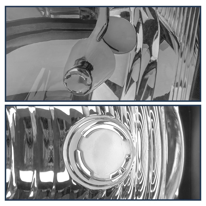 Avalanche Black Clear Headlights Bumper Signal Lamps For Chevy Silverado Perfect Fit Modern Look 3