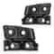 Avalanche Black Clear Headlights Bumper Signal Lamps For Chevy Silverado Perfect Fit Modern Look 4