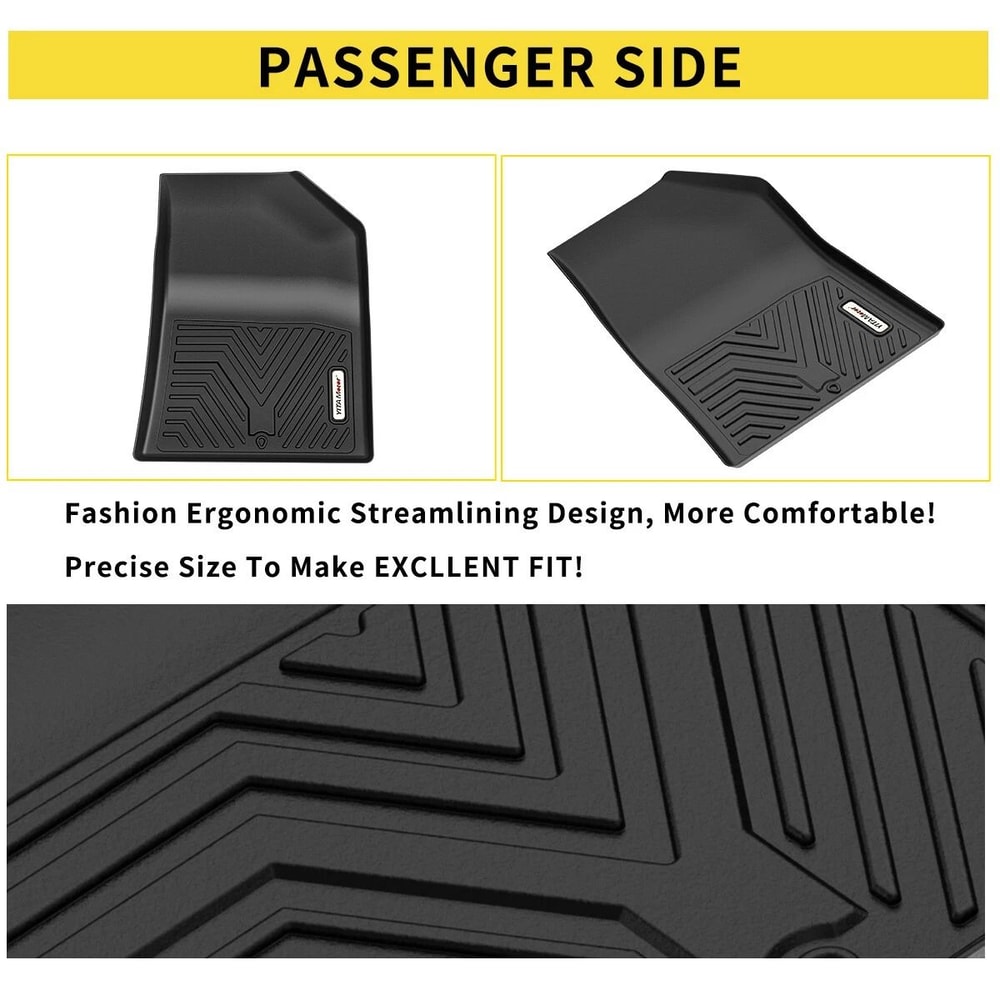 Kia Soul All Weather 3D Car Floor Mats TPE Rubber AntiSlip Liners 1