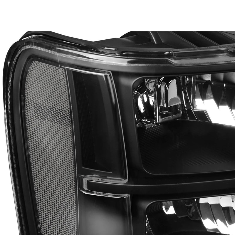 GMC Sierra Headlamps Headlights Assembly Bright Durable 2