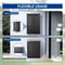 Secure WallMount Large Package Letter Delivery Box With Coded Lock Ideal For Office Home Use 2