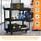 Heavy Duty Steel Utility Cart For Garage Tool Cart On Wheels Mobile Tool Storage 4