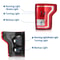 Pickup Tail Lights For Ford Halogen Rear Lamps Left Right Replacement Lamps For Superior Visibilit 2