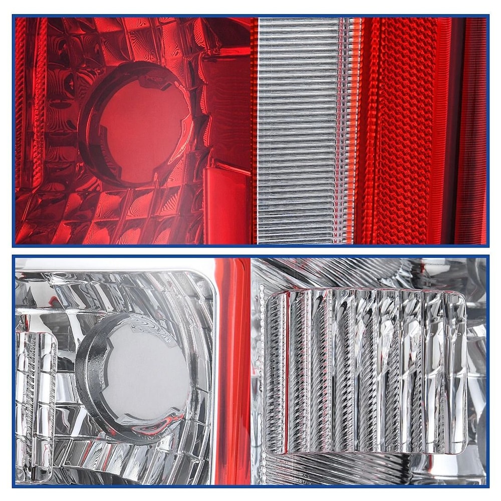 Pickup Tail Lights For Ford Halogen Rear Lamps Left Right Replacement Lamps For Superior Visibilit 3