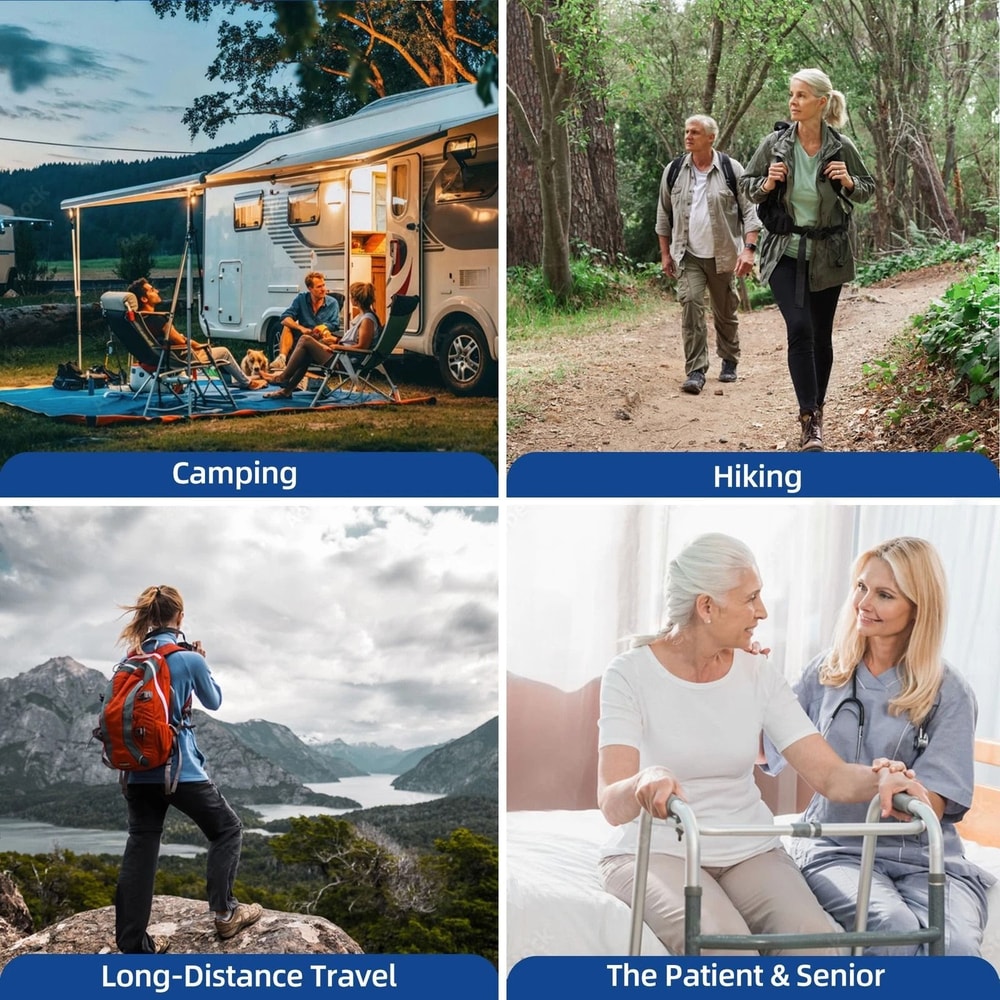 Portable Potty Toilet For Outdoor Camping Travel Mobile Flush Toilet Includes Paper For Convenience 6