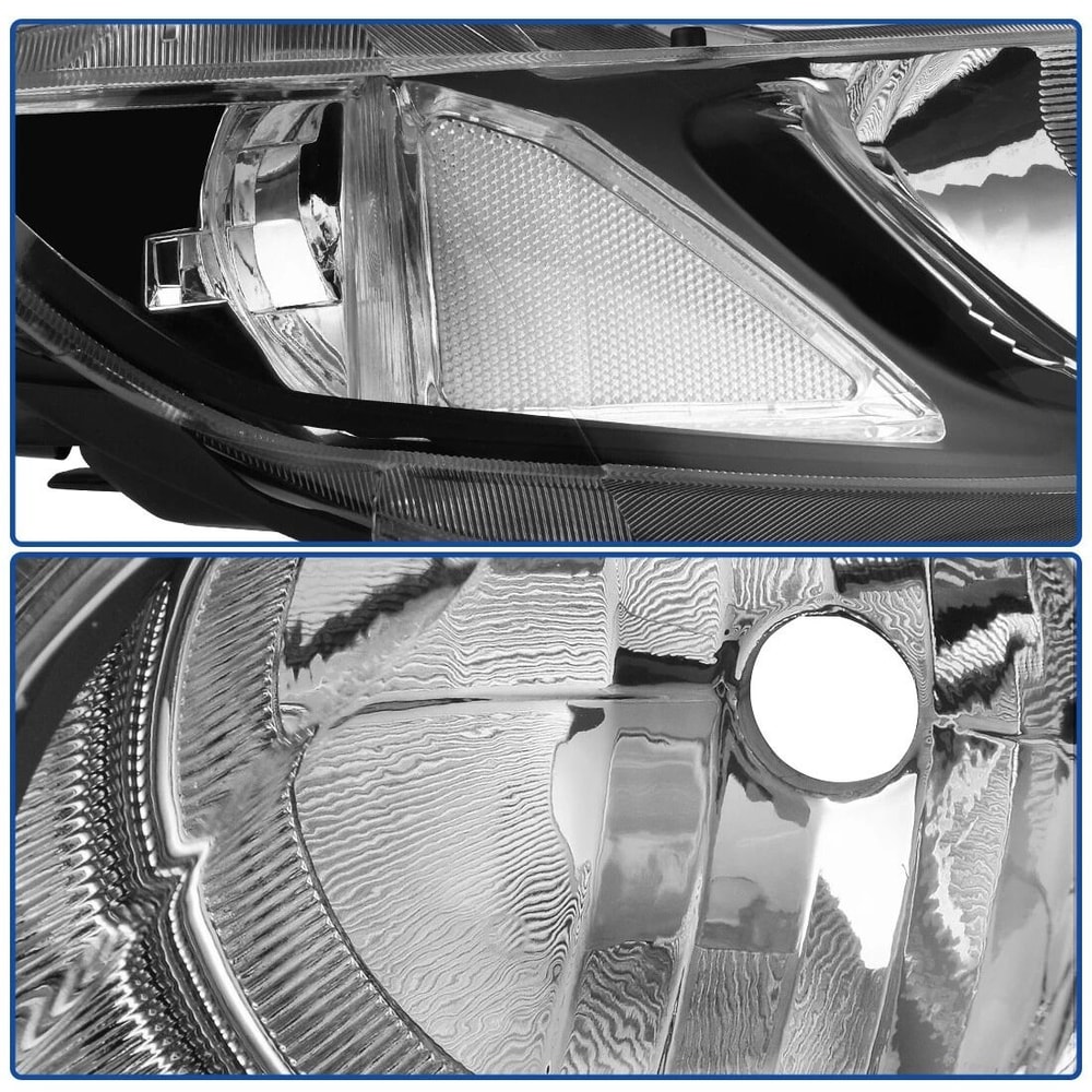 Black Housing Headlights For Honda Civic Sedan 20062011 Qaualma Door Headlamps 3